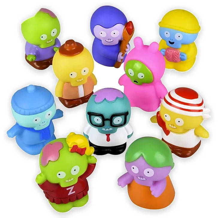 Zombie Rubber Toy Mix - 2 Inch - Case of 500