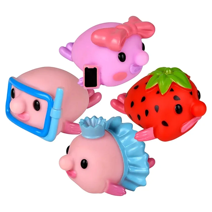 Rubber Blobfish Character Toy Mix Bulk 500 Pieces - View 4
