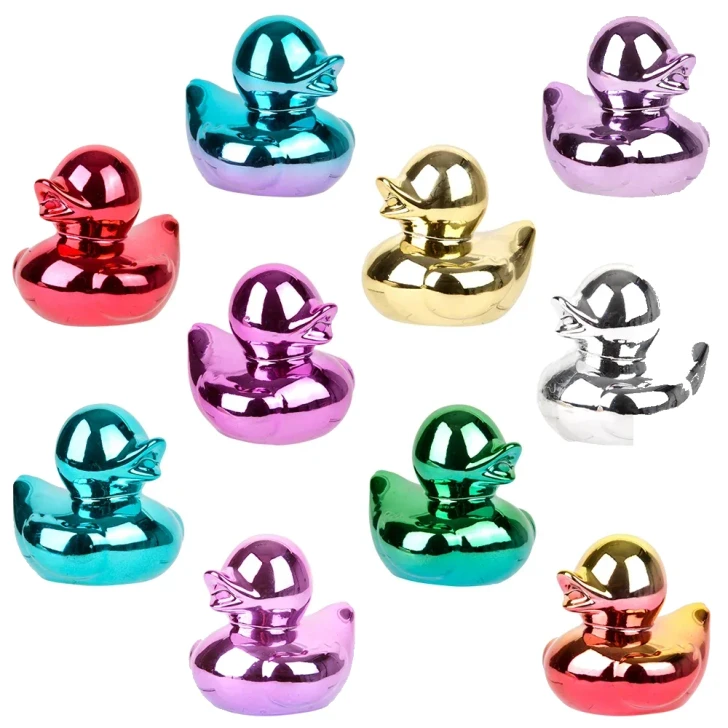 Chrome Rubber Duckies - 2 Inch - Case of 300 - Assorted