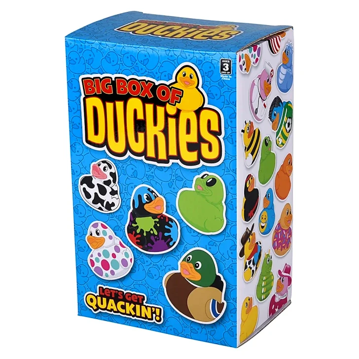 Box of Rubber Duckies Bulk Party Favors