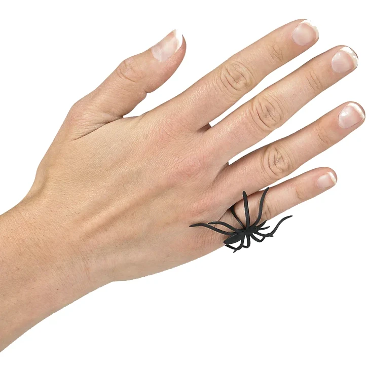 Halloween Spider Ring Toys Wholesale Case of 8,640