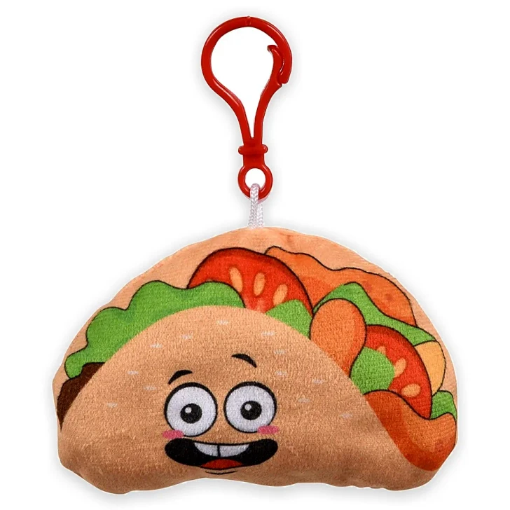 Food Keychains Plush Toys 4.5" Each