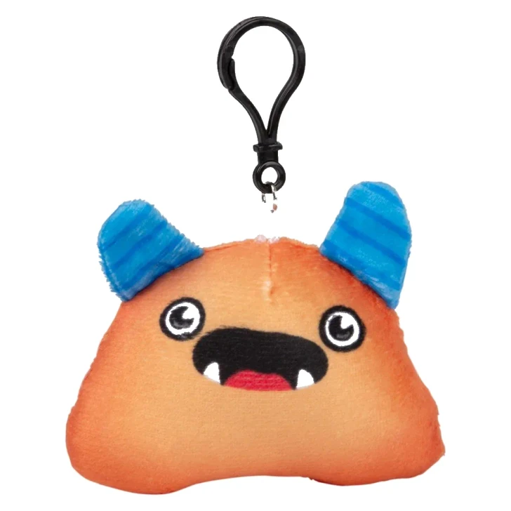 Monster Plush Backpack Clip-On 3.5" Each