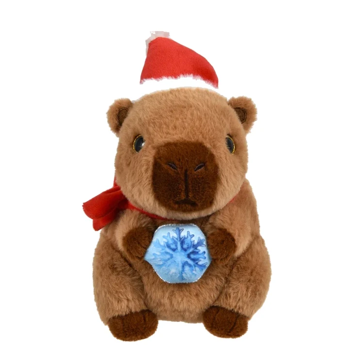 Belly Buddy Christmas Capybara Plush Toys 8" Each