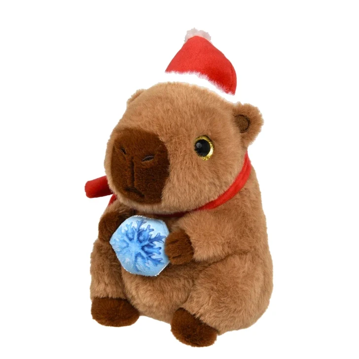 Belly Buddy Christmas Capybara Plush Toys Bulk Party Favors