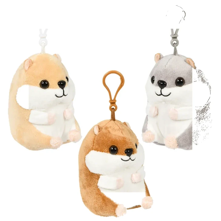 Belly Buddy Clip Plush Toy Mix 4" Each