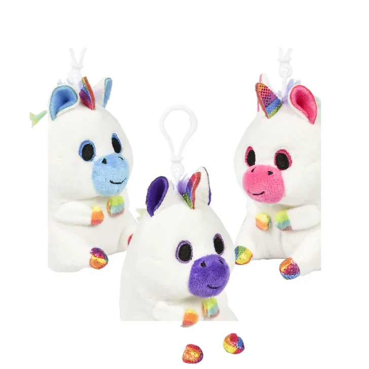 Belly Buddy Clip Plush Toy Mix Bulk Party Favors