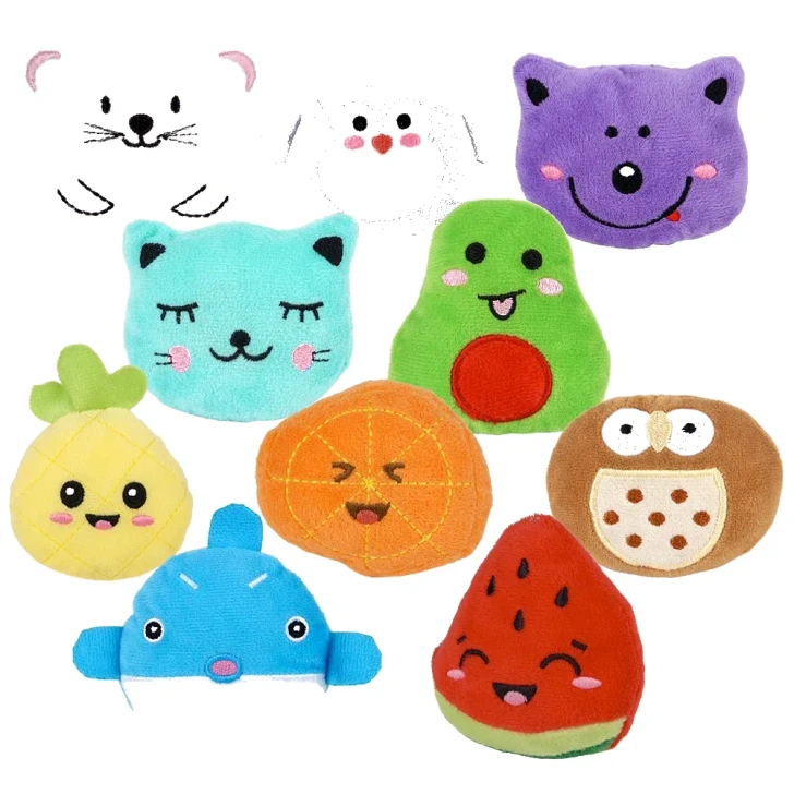 Embroidered Character Mini Value Plush Toys - 3 Inch - Case of 720