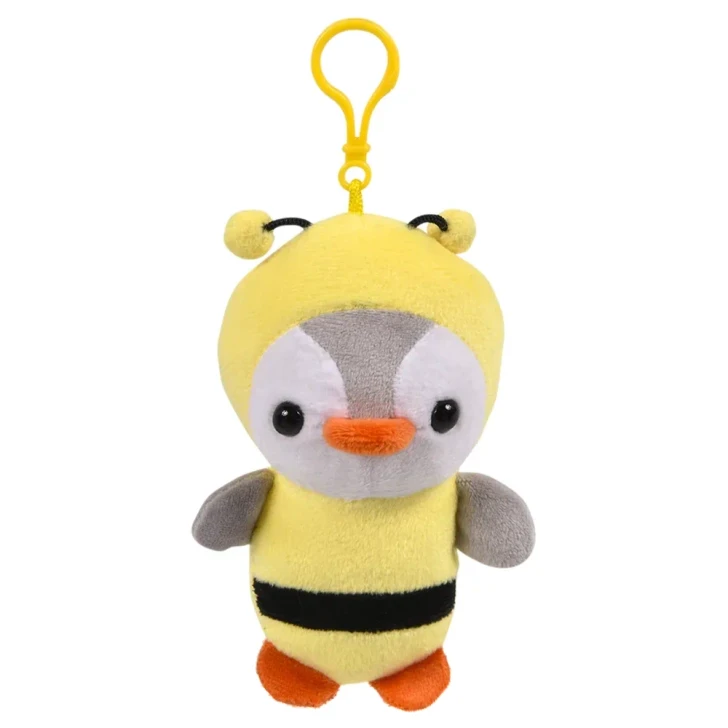Penguin Backpack Clip Plush Toys 5" Each