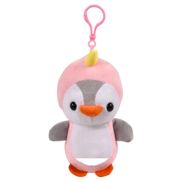 Penguin Backpack Clip Plush Toys for Claw Machines and Prize Counters