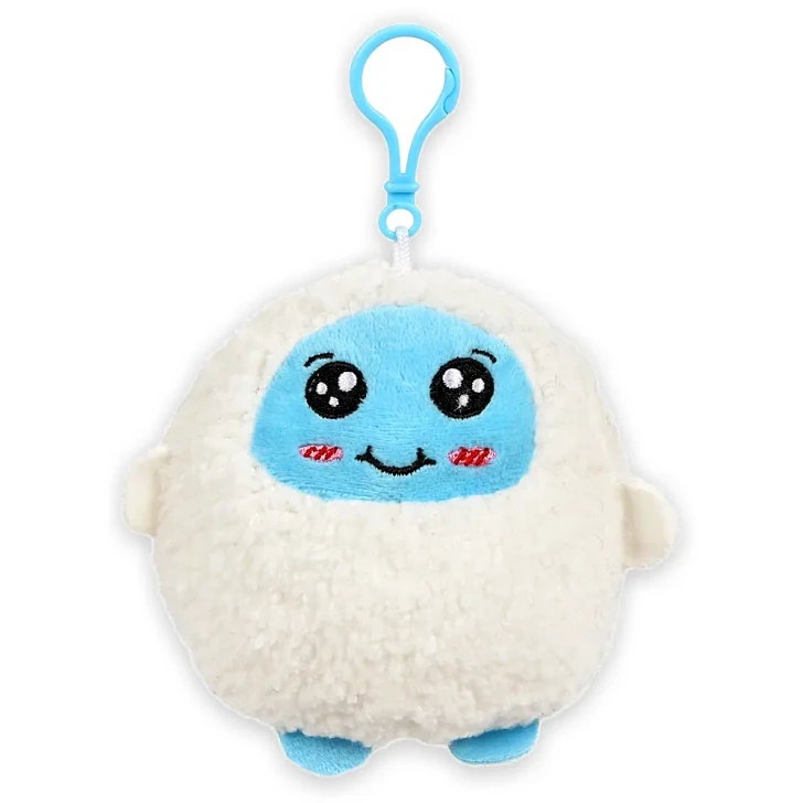 Yeti Backpack Clip Plush Toys 4" Each