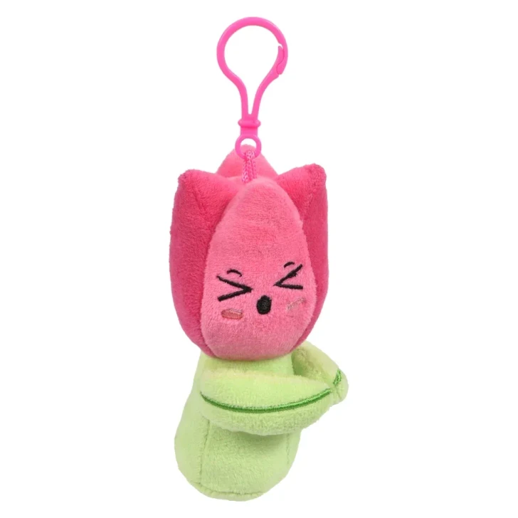 Flower Backpack Clip Plush Toys Bulk 240 Pieces - View 7