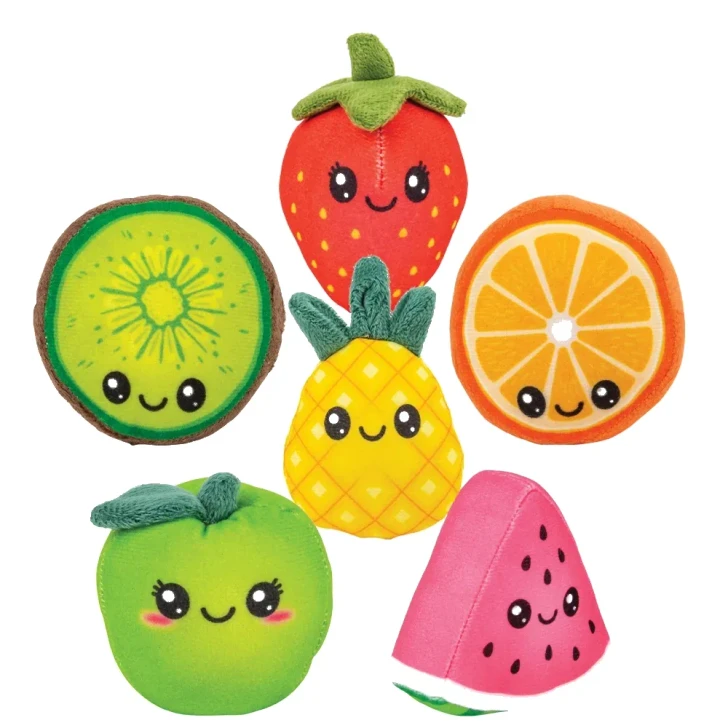 Mini Fruit Plush Toys - 3.75 Inch - Case of 288