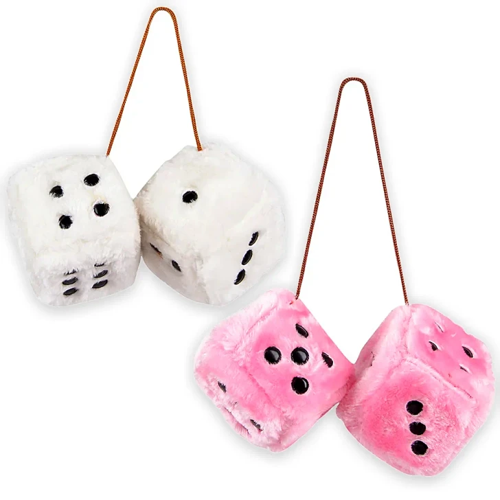 Plush Dice Toys Wholesale Case of 120