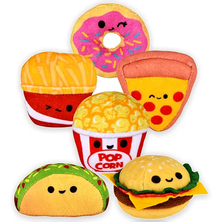 Fun Food Plush Toys - 5 Inch - Case of 96