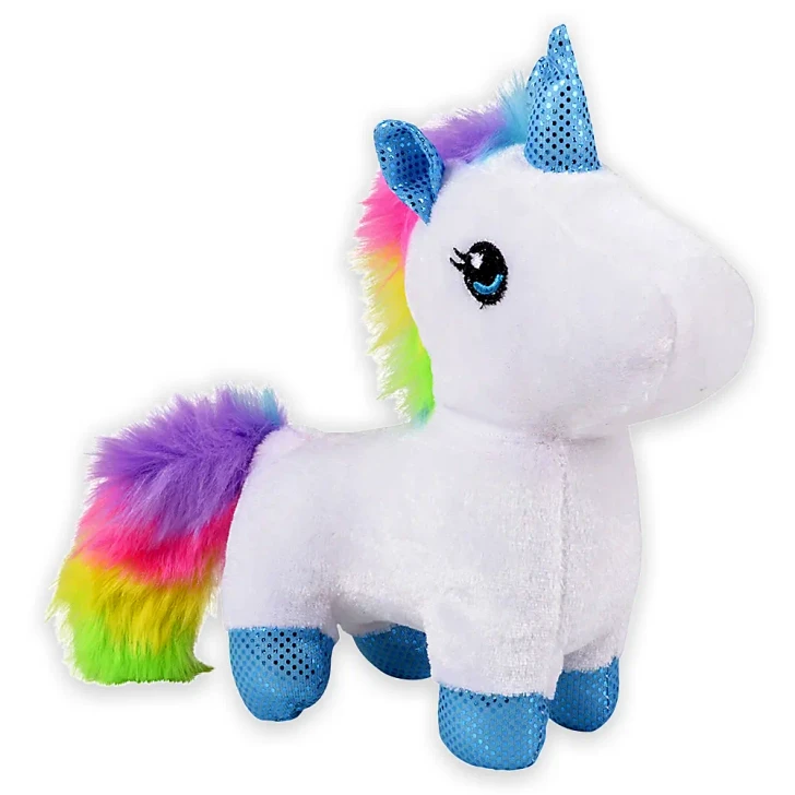 Baby Rainbow Unicorn Plush Toys Wholesale Case of 144