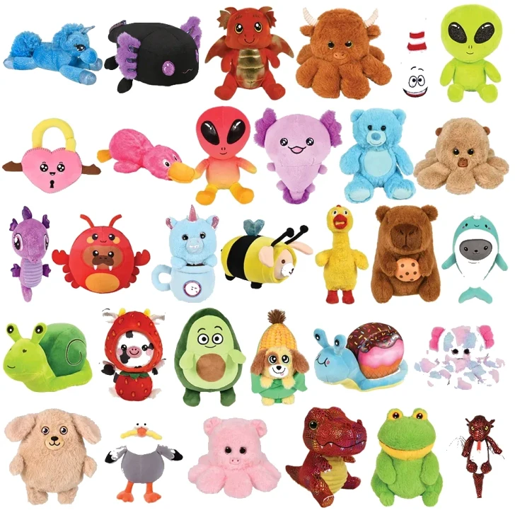 Plush Toy Mix - 9 Inch - Case of 72