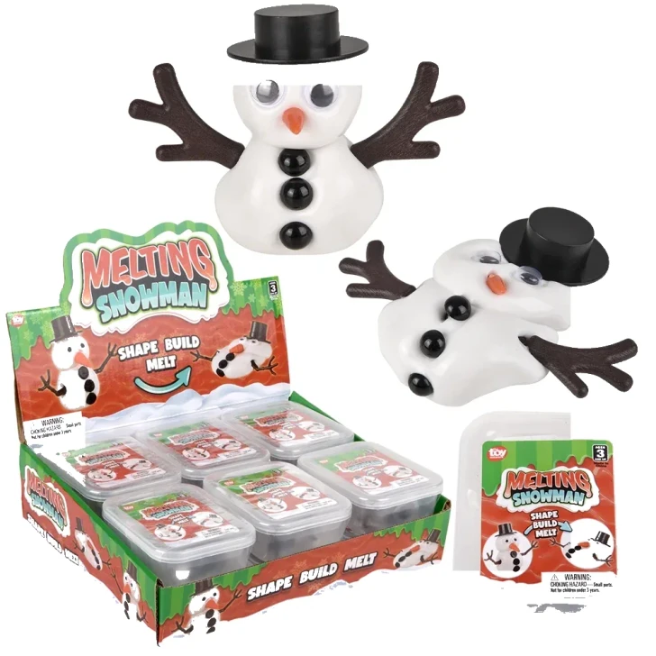 Melting Snowman Toys - Case of 48