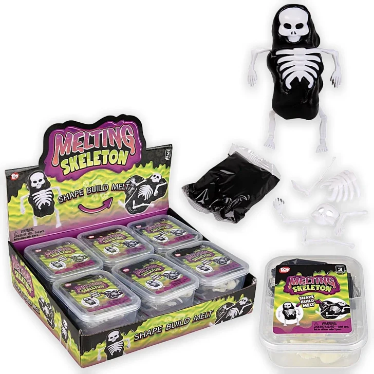 Melting Skeleton Toys - Case of 48