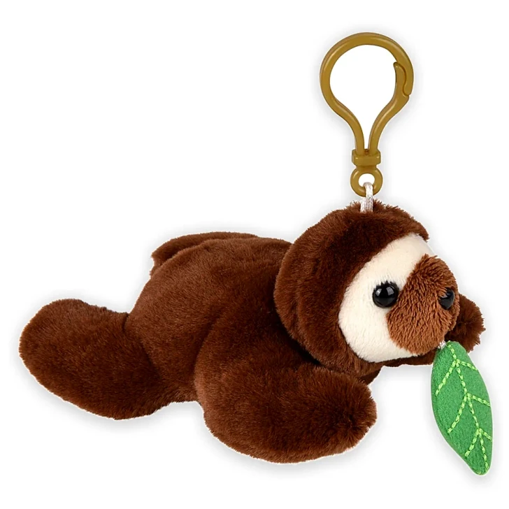 Mighty Quakes Sloth Backpack Clips 3.5" Each