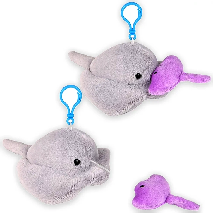 Mighty Quakes Stingray Backpack Clips Bulk Party Favors