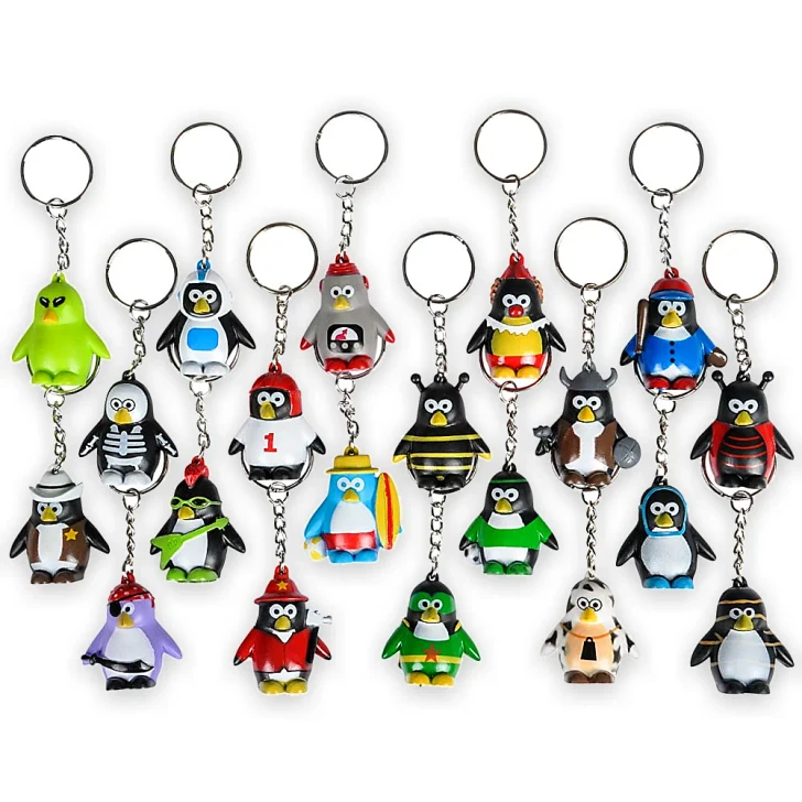 Collectible Penguin Keychain Toys - 1.5 Inch - Case of 480