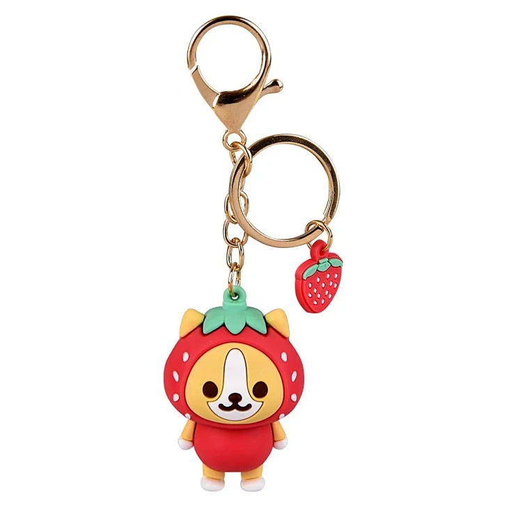 Kawaii Fruit Animal Clip-On Toys Wholesale Case of 288