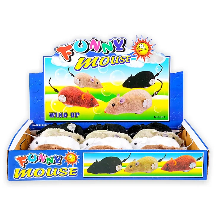 Wind-Up Mouse Toys Wholesale Case of 144