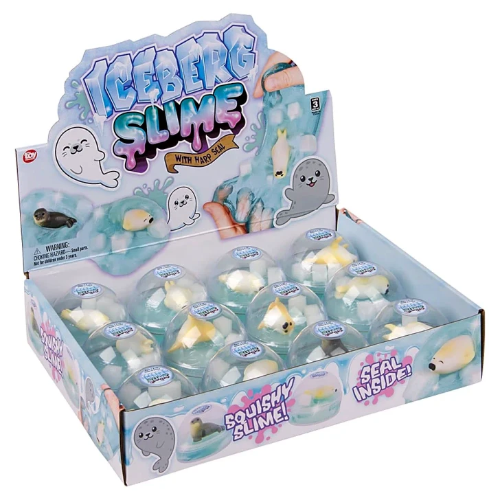 Arctic Iceberg Harp Seal Slime Toys Bulk 72 Pieces - View 7