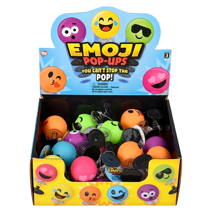 Emoticon Pop-Up Toys for Claw Machines and Prize Counters