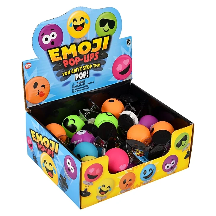 Emoticon Pop-Up Toys Bulk Carnival Prizes
