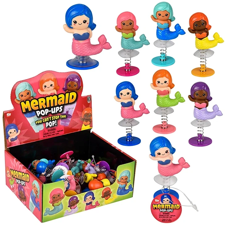 Mermaid Pop-Up Toys - 2.75 Inch - Case of 288