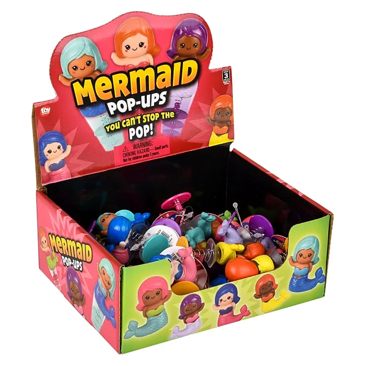 Mermaid Pop-Up Toys Bulk Carnival Prizes
