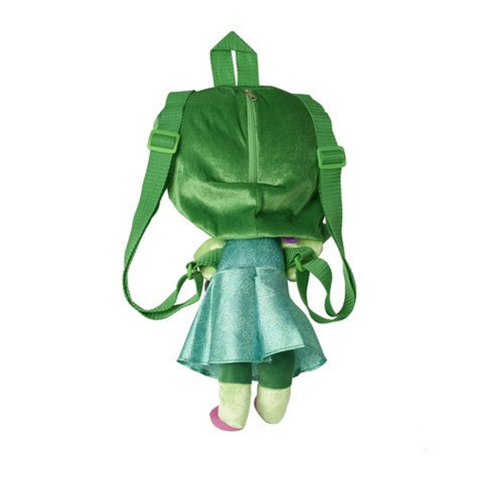 Inside Out Disgust Plush Figure Backpack 16 Inch Back