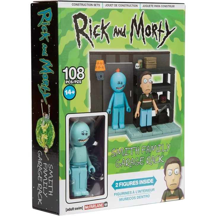 Rick & Morty Smith Family Garage - 108-Pc Mini Construction Set - 12-Pack Bulk