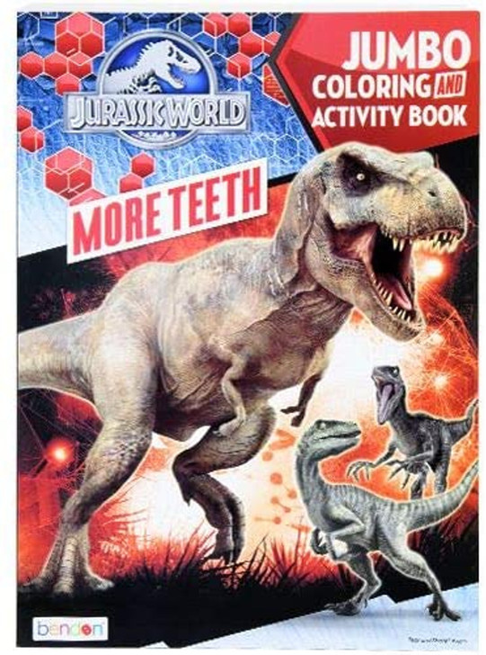 Jurassic World Coloring and Activity Book Made in USA 80-Pages Main Picture