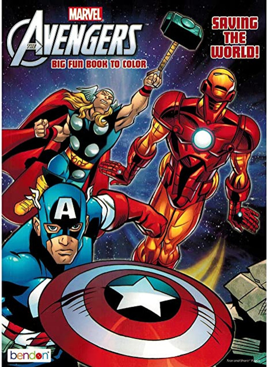 Marvel Avengers Big Fun Coloring and Activity Book 80-Pages Main Picture