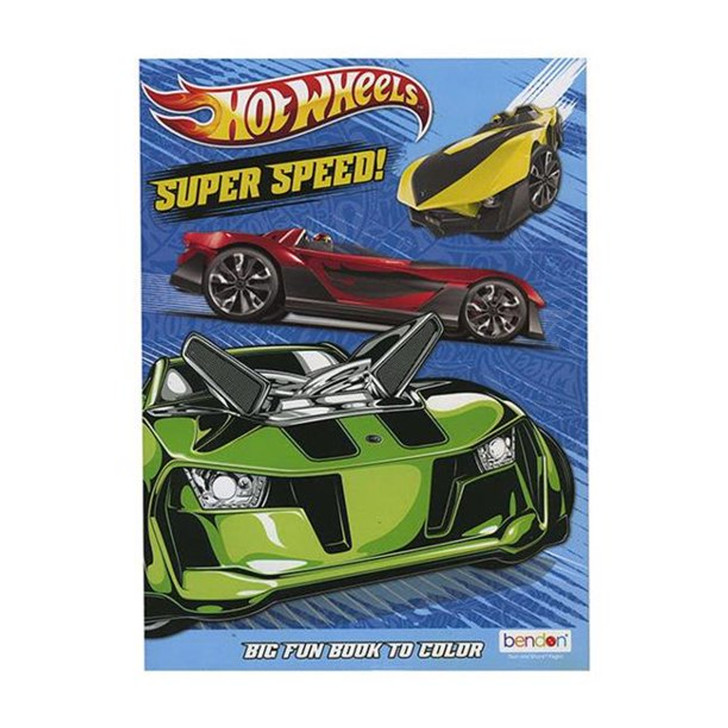 Hot Wheels Coloring and Activity Book 80-Pages Main Picture