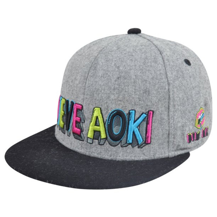 Steve Aoki DJ Snapback Flatbill Dim Mak Wool Cap Size Adult Main Picture