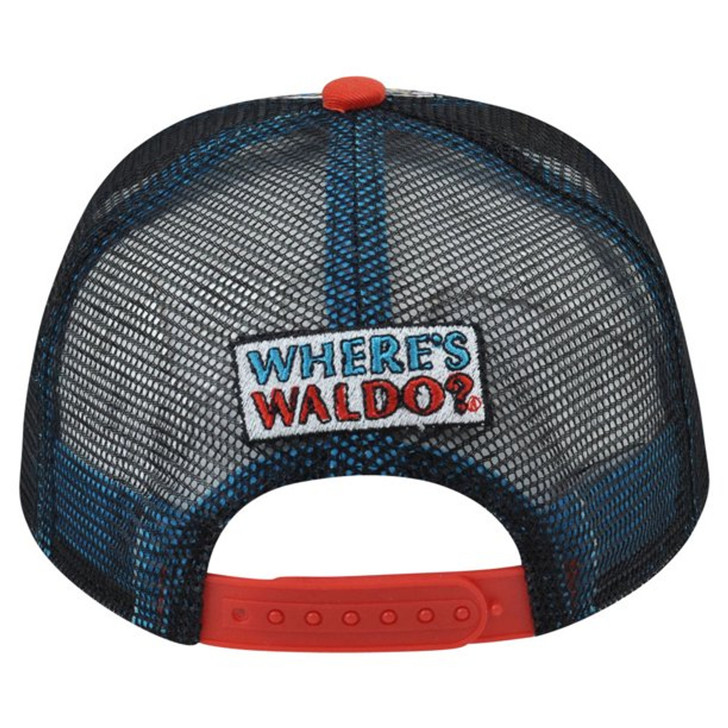 Where's Waldo Snapback Flatbill Cap Size Adult Back