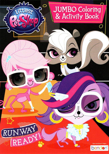 TOYBARN : Littlest Pet Shop Coloring and Book 80-pages