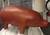 Tan Leather Pig