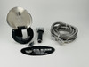 STAINLESS STEEL TRANSOM SHOWER WITH 8' SS HOSE &  BRASS HEAD *In Stock & Ready To Ship!
