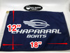 CHAPARRAL LOGO FLAG 12"" X 18"  BLUE SILK SCREENED ( ON BOTH SIDES )*In Stock & Ready To Ship!