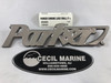 PARKER CHROME LOGO SMALL 9" x 2" WITH STICKY BACK *In Stock & Ready To Ship!