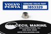 $6.99* GENUINE VOLVO no tax* BELL HOUSING NUT 3853329 *In Stock & Ready To Ship!