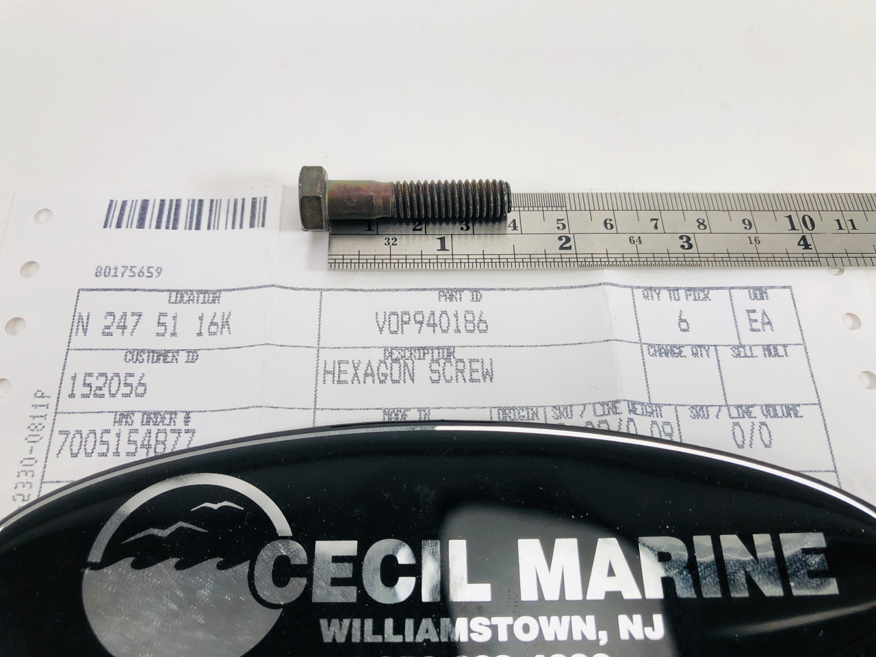 $3.99* GENUINE VOLVO EXAGON SCREW 940186 *In Stock & Ready To Ship!