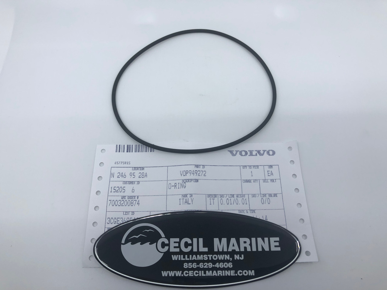 $49.88* GENUINE VOLVO no tax* O-RING 949272 *Special Order 10 To 14 Days For Delivery