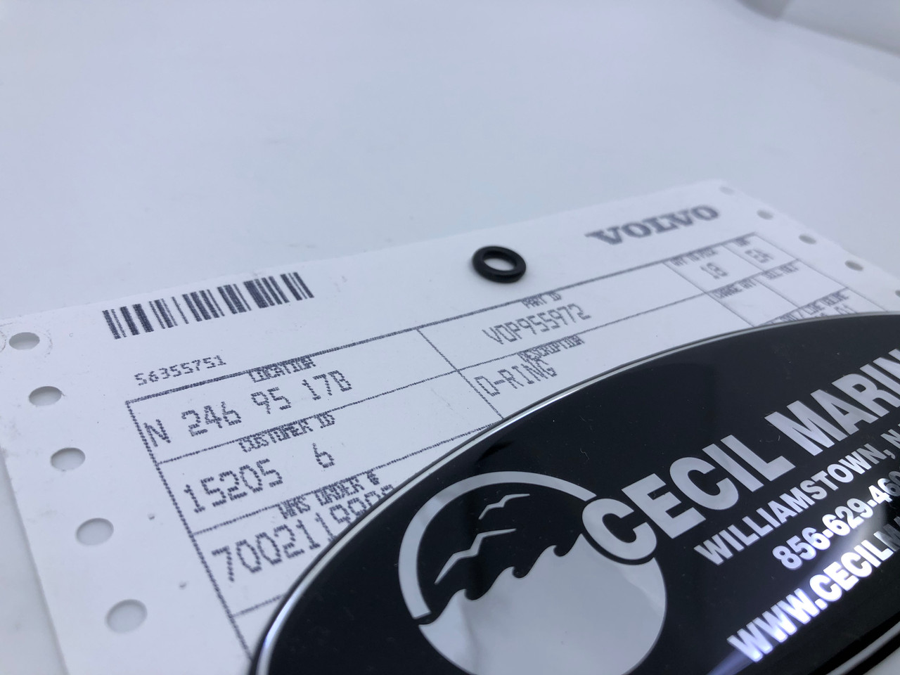 $7.99* GENUINE VOLVO GENUINE VOLVO O-RING 955972 * In Stock