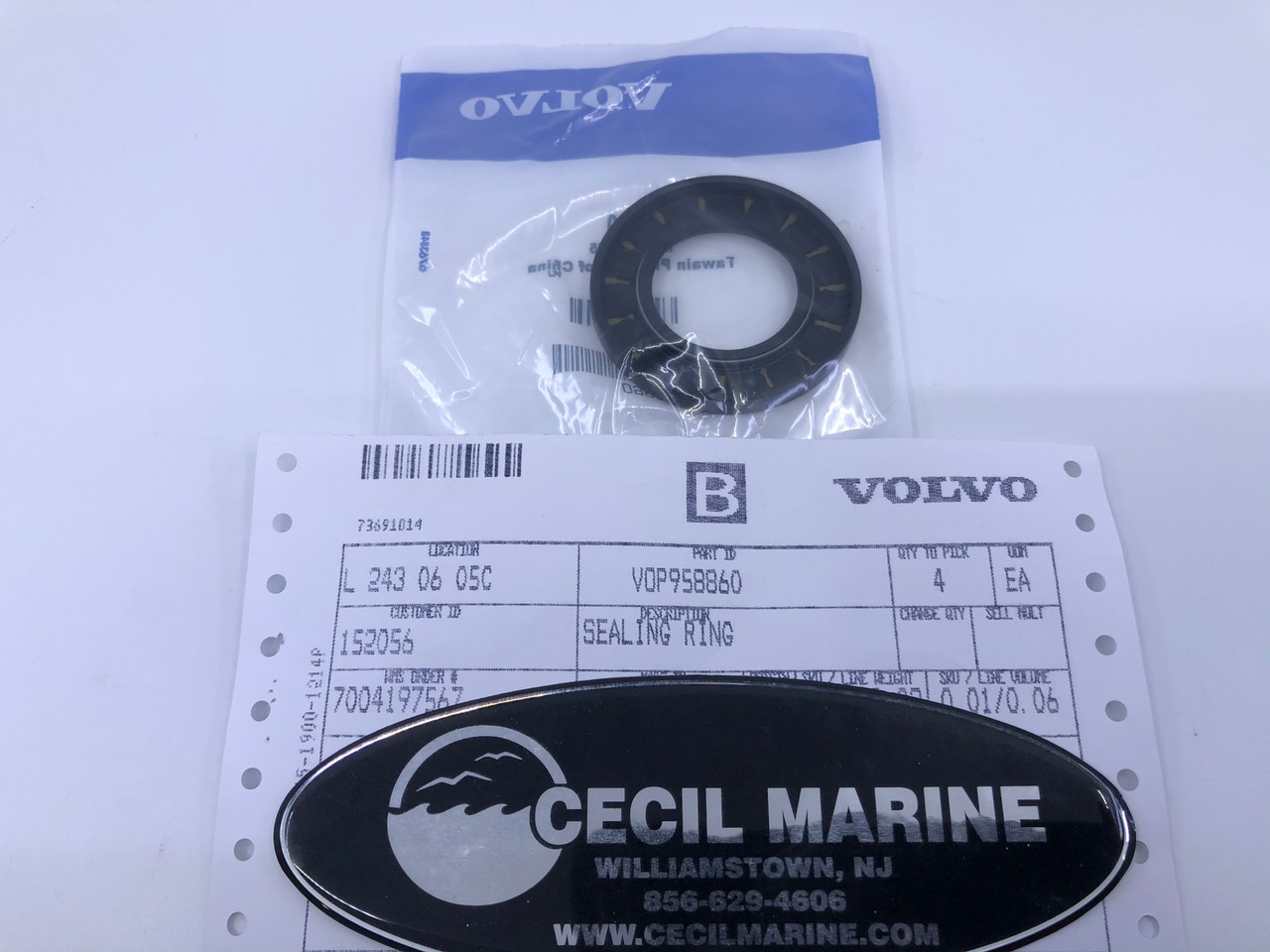$39.99* GENUINE VOLVO GENUINE VOLVO SEALING RING 958860 *In Stock & Ready To Ship!